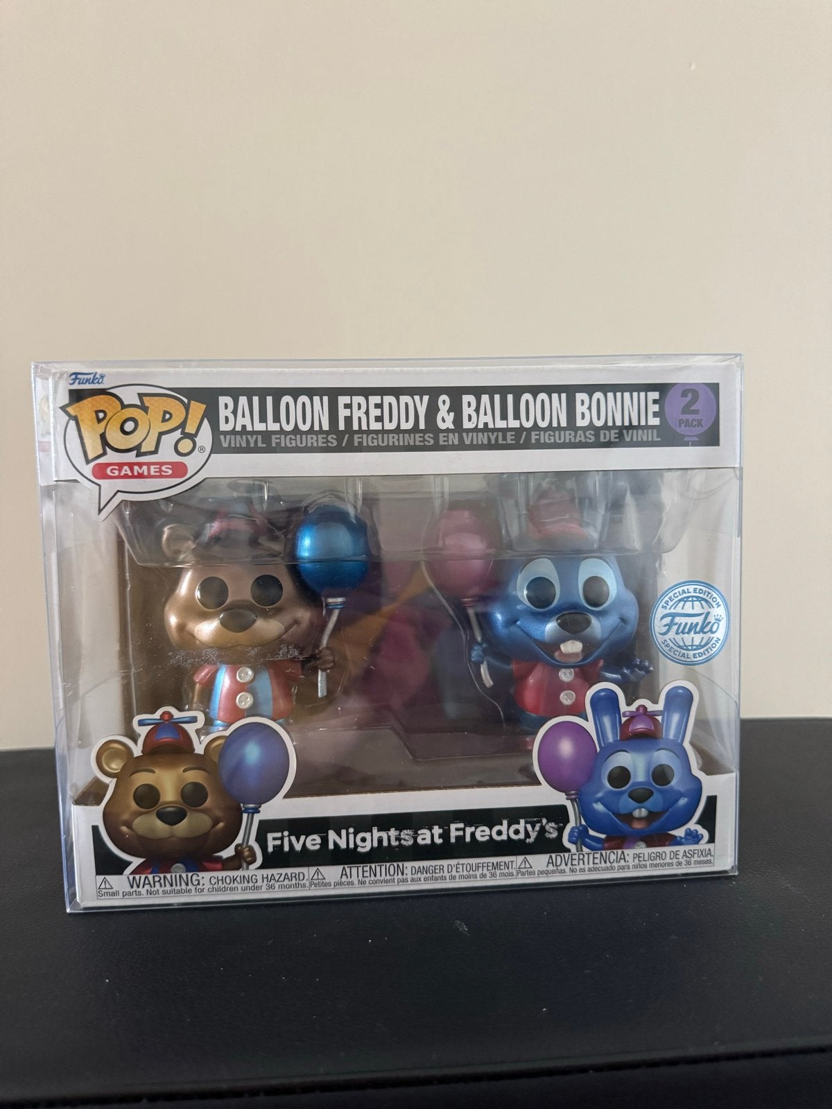 Funko Pop! Balloon Freddy & Balloon Bonnie 2-pack, Ophalen of Verzenden, Nieuw