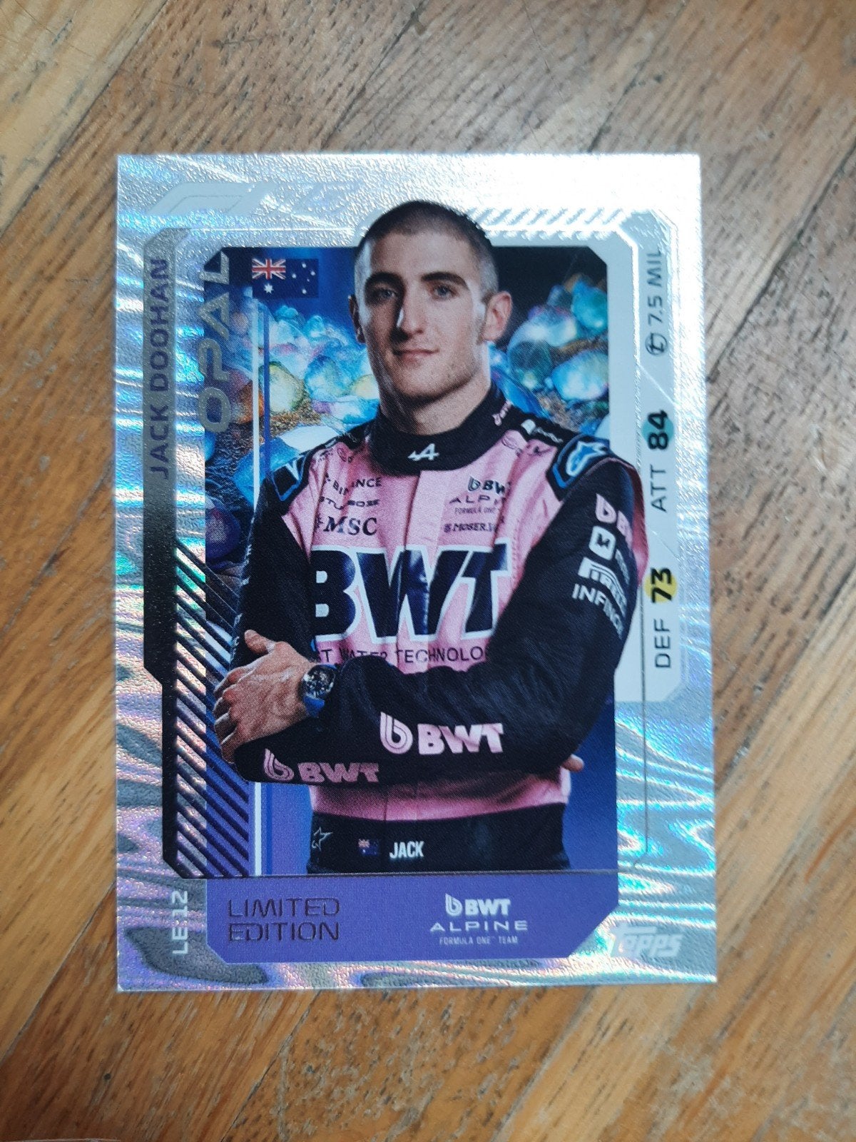 Jack Doohan Opal Limited Edition Topps Spelerskaart, Ophalen of Verzenden, Zo goed als nieuw, Overige sporten, Spelerskaart