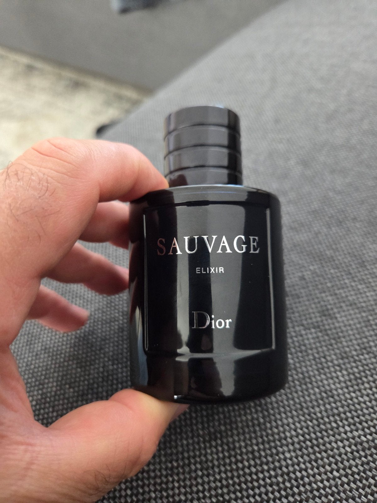 Lege Dior Sauvage Elixir parfumfles voor decoratie/DIY, Ophalen of Verzenden, Gebruikt