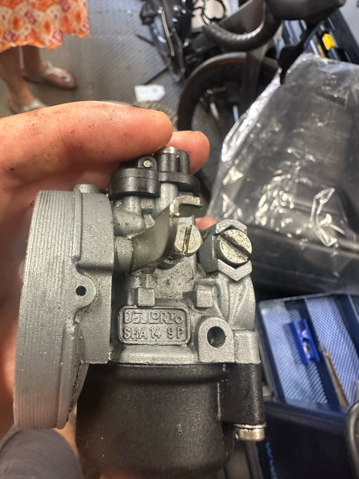 Dellorto SHA 14/9 Carburateur - Gebruikt, Ophalen of Verzenden, Gebruikt, Carburateur