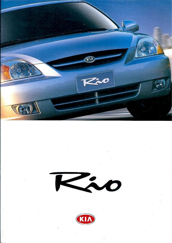 Folder Kia Rio 2004, Ophalen of Verzenden, Gelezen, Overige merken
