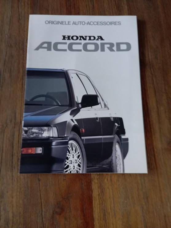 Honda Accord Originele Auto Accessoires 6 / 1988 4 pag., Verzenden, Zo goed als nieuw, Honda