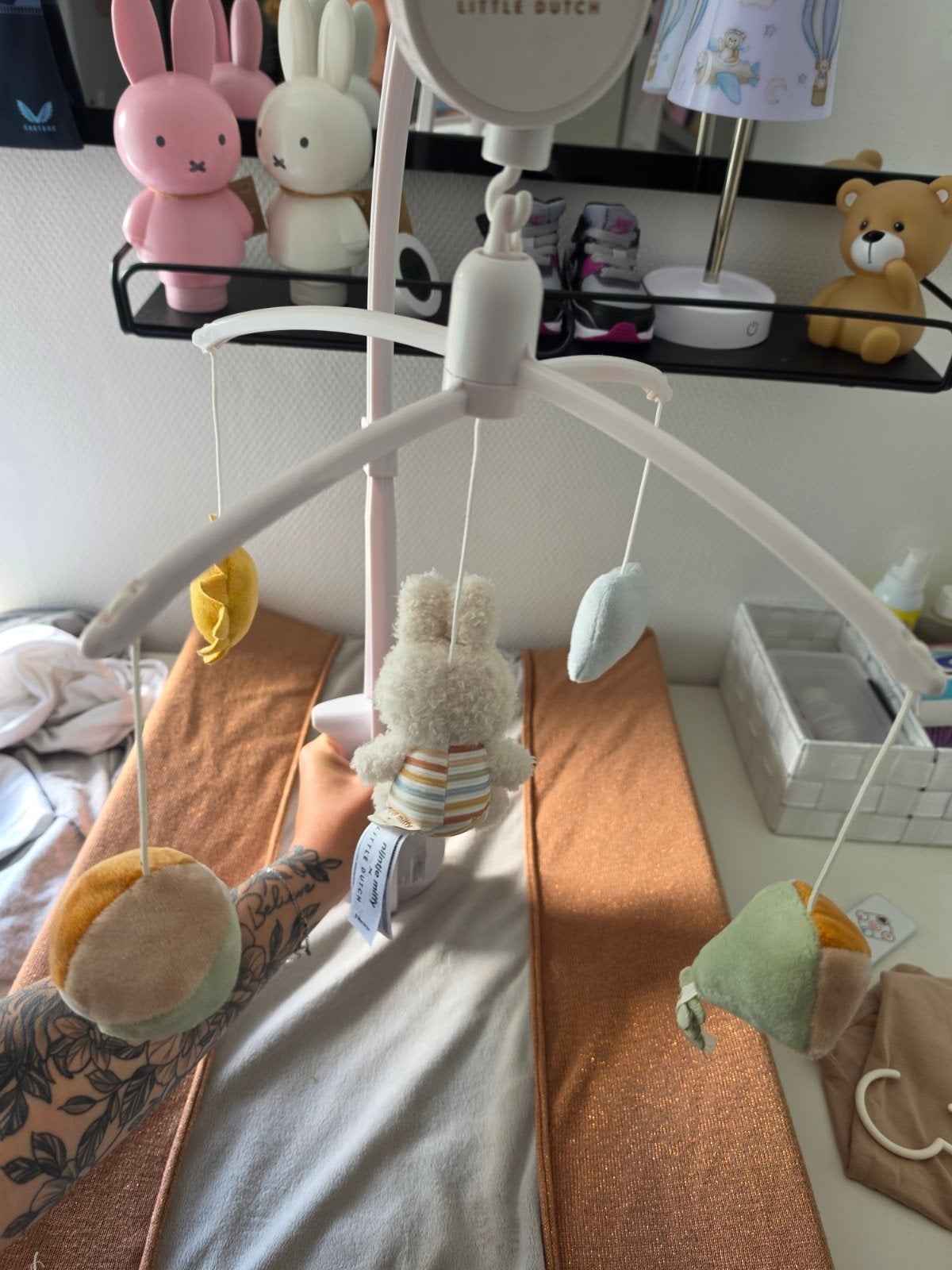 Little Dutch Nijntje Muziekmobiel voor babybedje, Kinderen en Baby's, Speelgoed | Babyspeelgoed, Zo goed als nieuw, Mobiel, Met geluid