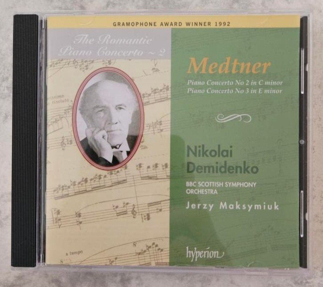 Medtner: Piano Concertos No. 2 & 3 – Nikolai Demidenko, Cd's en Dvd's, Cd's | Klassiek, Ophalen of Verzenden, Romantiek, Gebruikt