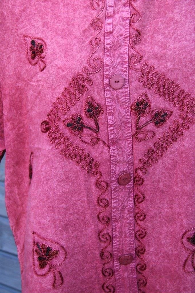 Tuniek rood Vin Yuoli India mt XXL Vaste prijs, Kleding | Dames, Maat 46/48 (XL) of groter, Ophalen of Verzenden, Zo goed als nieuw