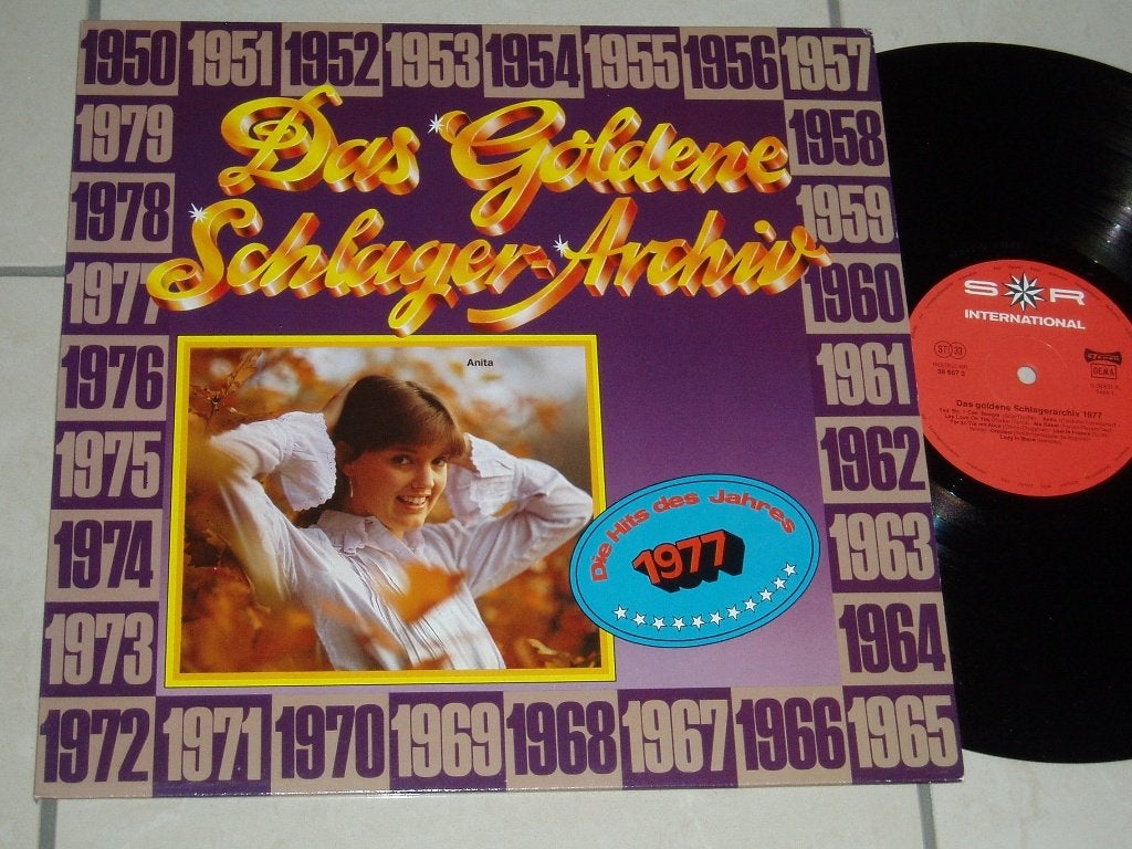 LP das Goldene schlager Archiv 1977 Boney M Bonnie Tyler, Cd's en Dvd's, LP, Gebruikt, Verzenden, Schlager