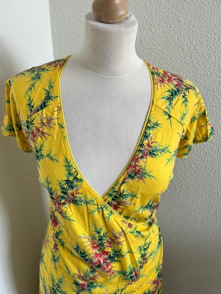 King Louie maat XL gele crossdress jurk 3128, Geel, Maat 46/48 (XL) of groter, Ophalen of Verzenden, Zo goed als nieuw