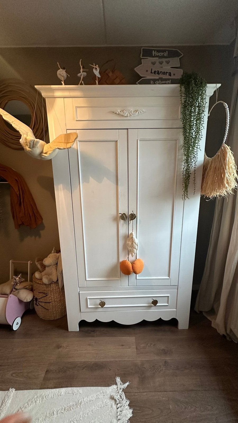 Kinder kledingkast & commode, Ophalen, Gebruikt, Kast, 50 tot 70 cm