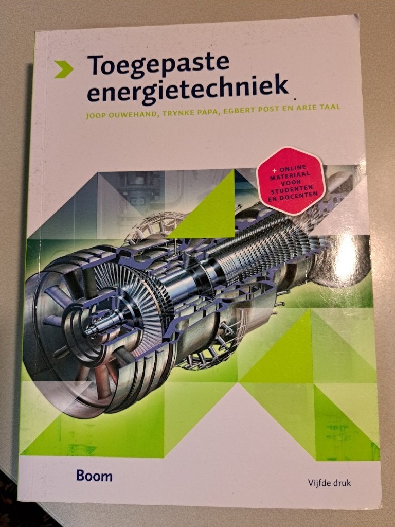 Toegepaste Energietechniek, door Joop Ouwehand -, Zo goed als nieuw, Joop Ouwehand, Beta, HBO
