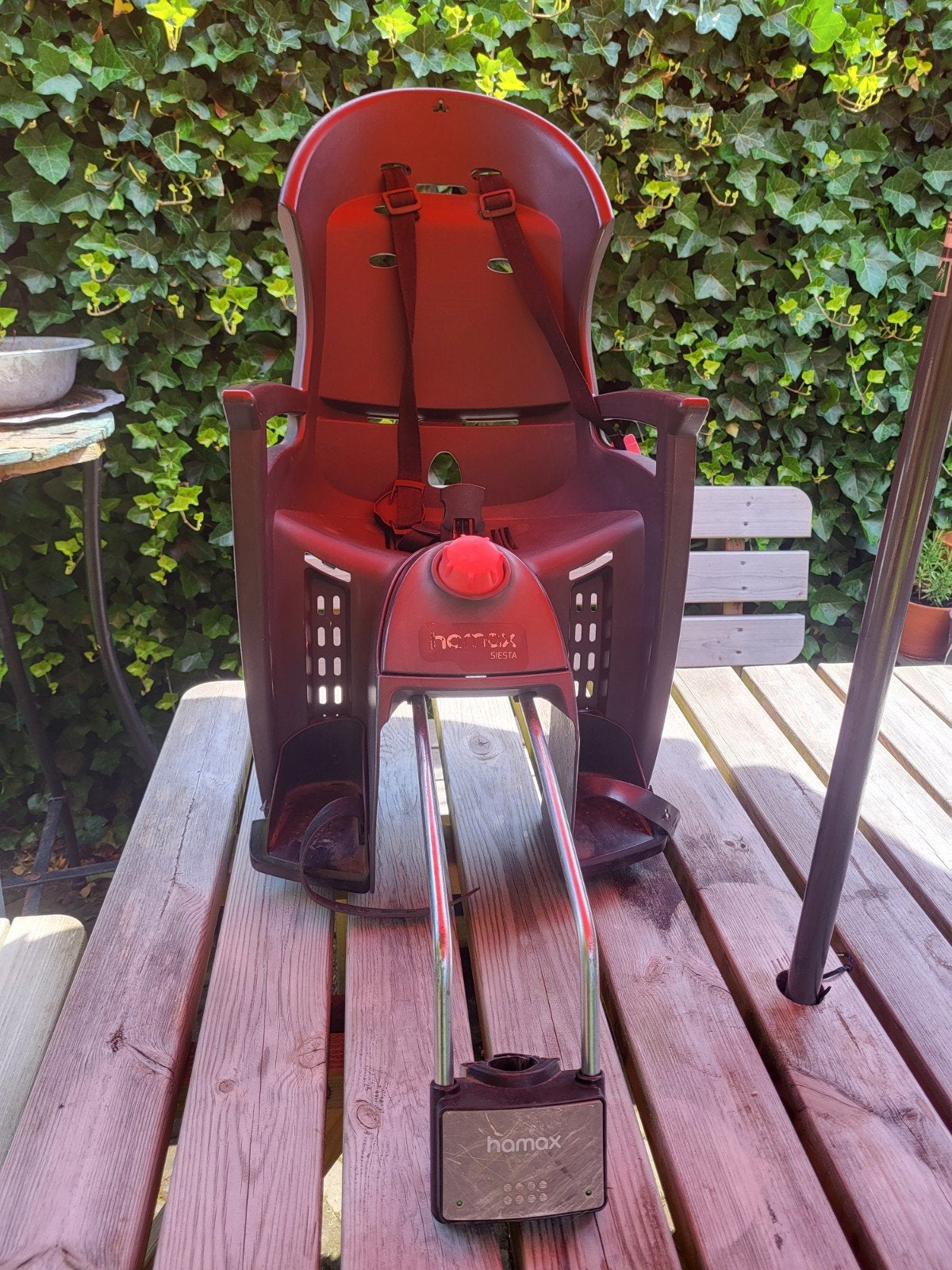 Hamax fietsstoel (achterzitje) zonder inleg tot 22 kg, Achterzitje, Hamax, Ophalen, 15 t/m 25 kg