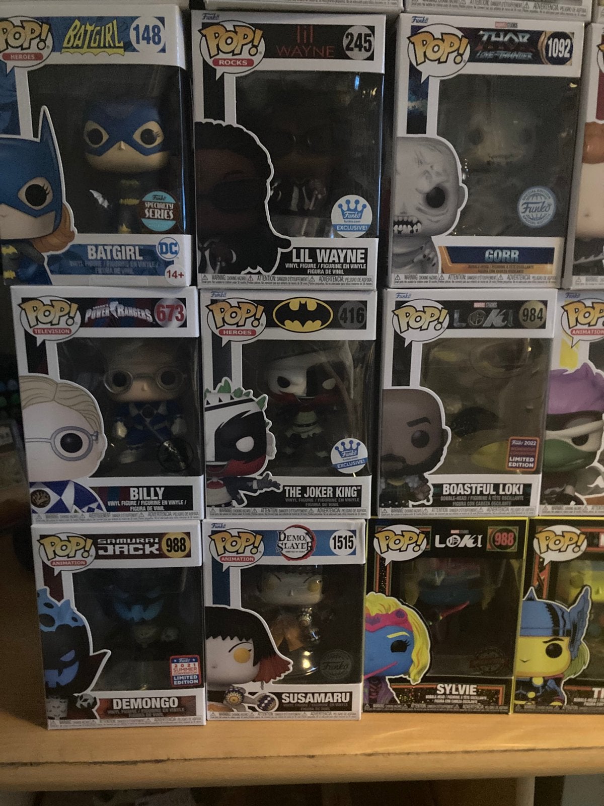 Funko pops, Ophalen, Zo goed als nieuw