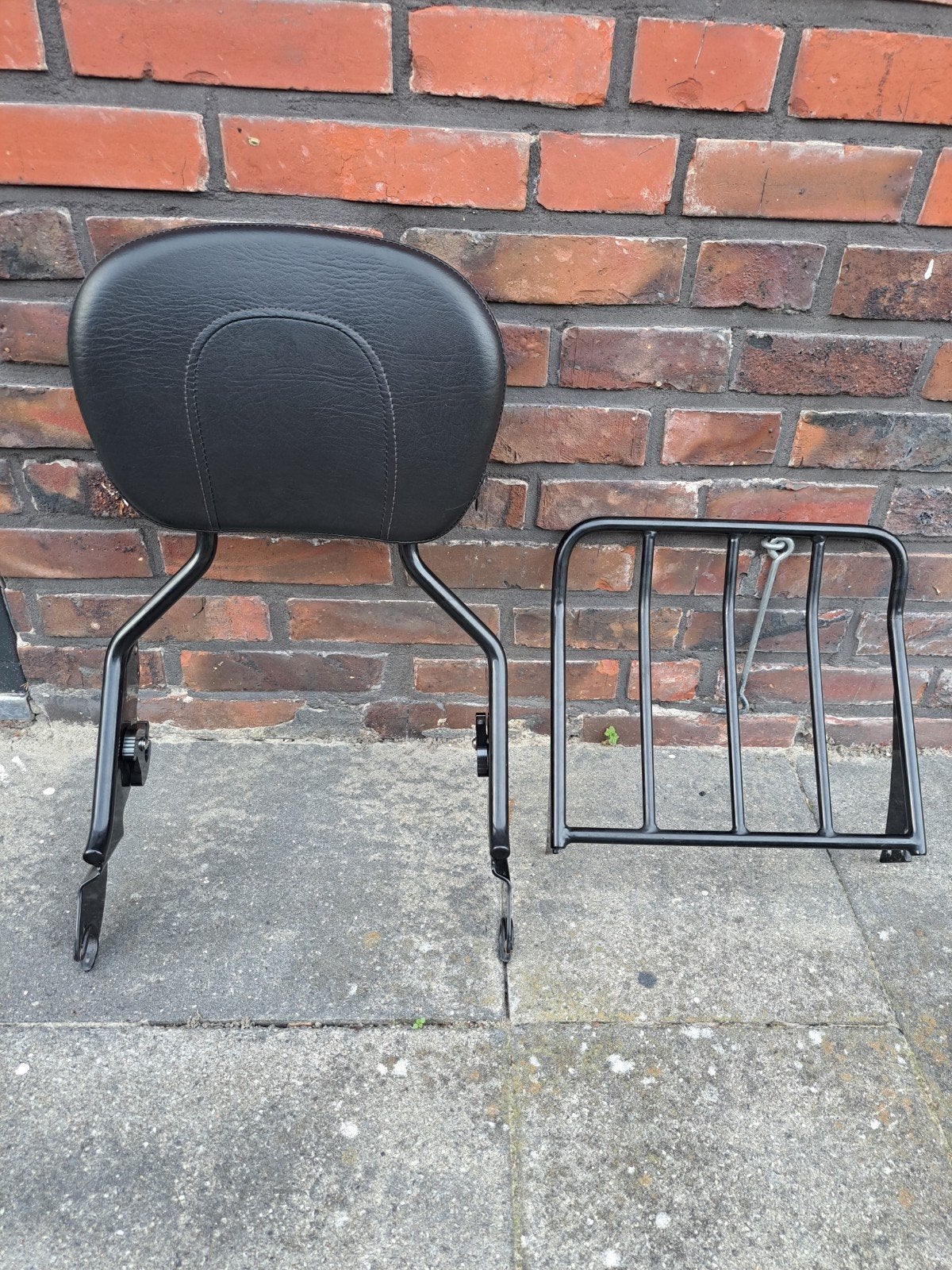 detachable sissybar met bagagerek touring, Ophalen of Verzenden, Gebruikt