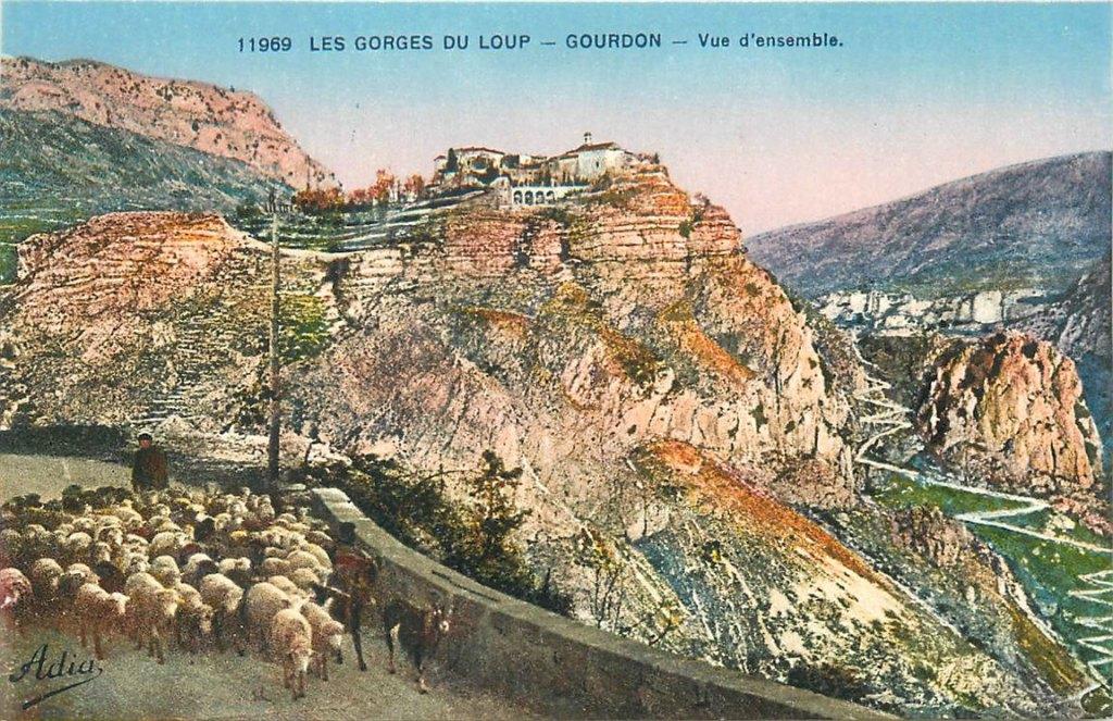 701-481-007 Gourdon Gorges du Loup, Verzamelen, Ansichtkaarten | Buitenland, Frankrijk, Voor 1920, Verzenden