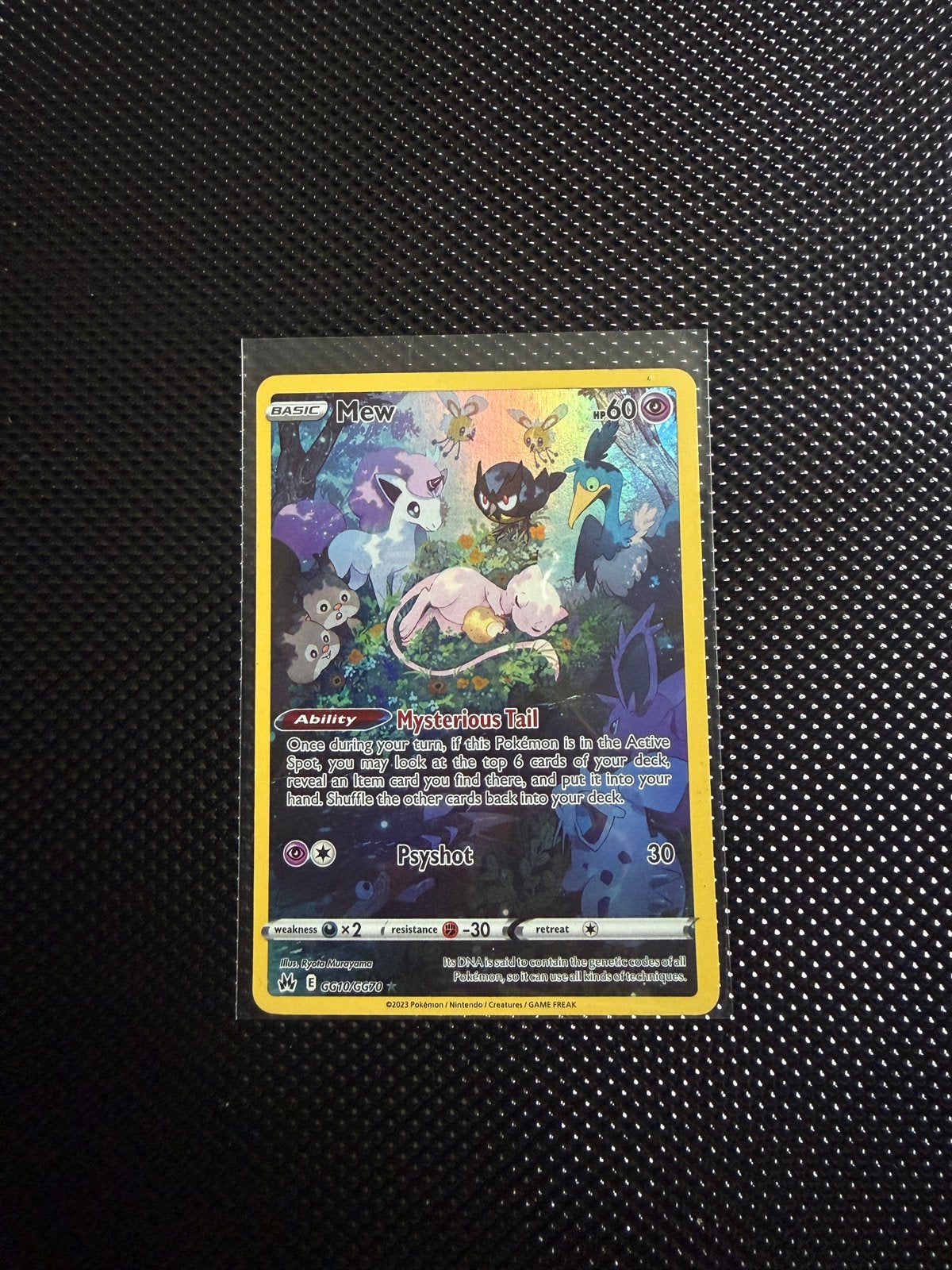 Mew (GG10/GG70) Pokémon kaart, Ophalen of Verzenden, Nieuw, Losse kaart, Foil