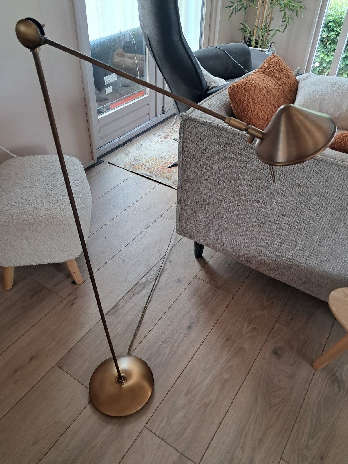 Steinhauer vloerlamp dimbaar, Ophalen, Zo goed als nieuw