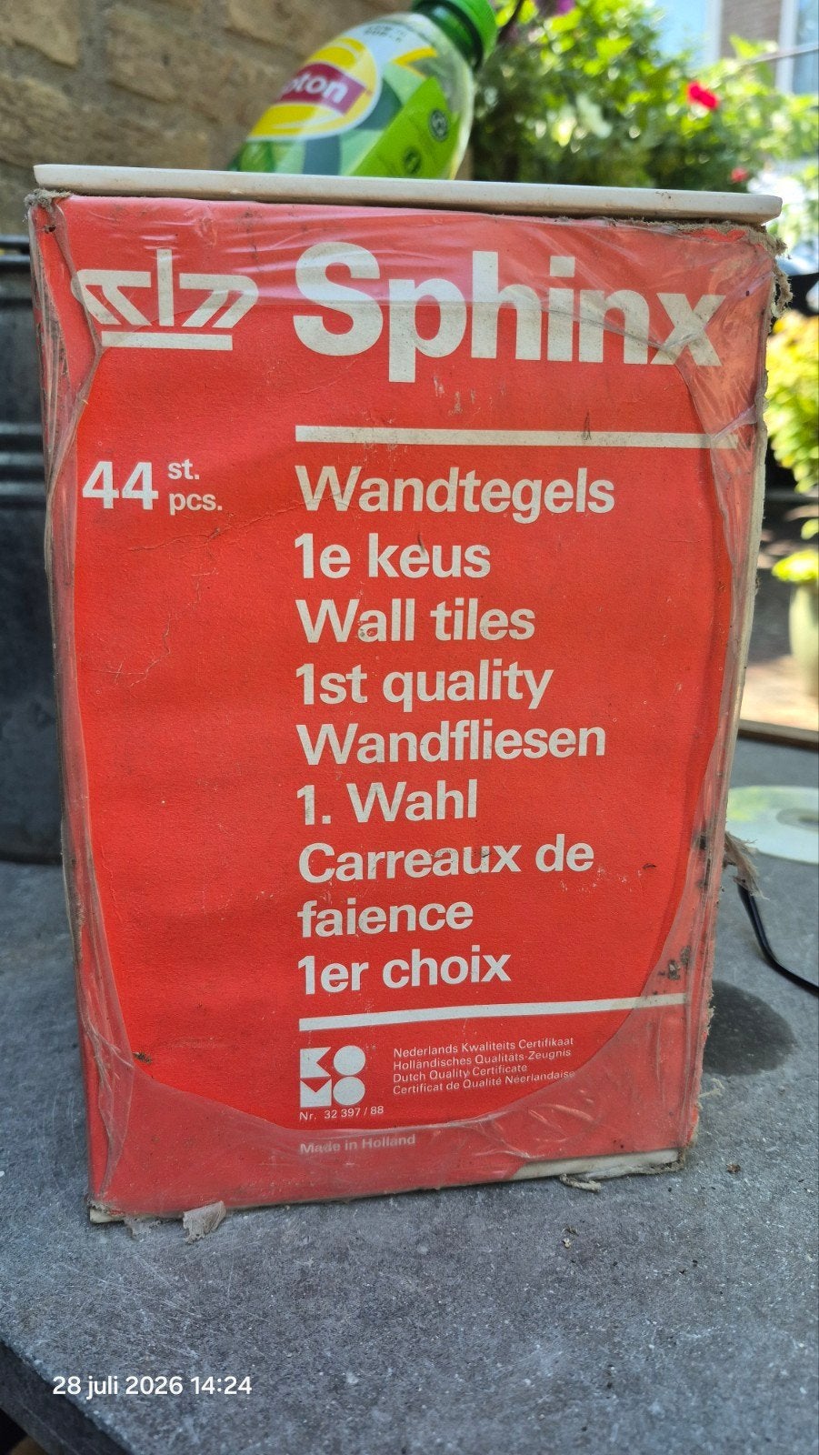 Wandtegels Sfinx 15x15, Ophalen, Nieuw, Minder dan 20 cm, Minder dan 20 cm