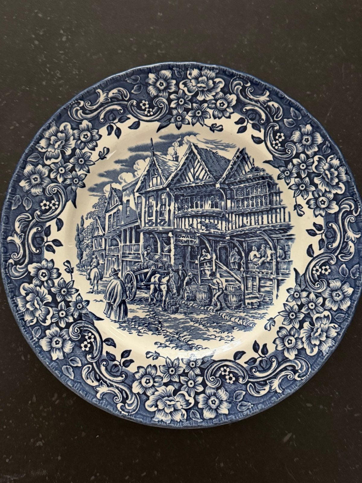 Royal Tudor Ware 17th Century England decoratief bord, Ophalen of Verzenden