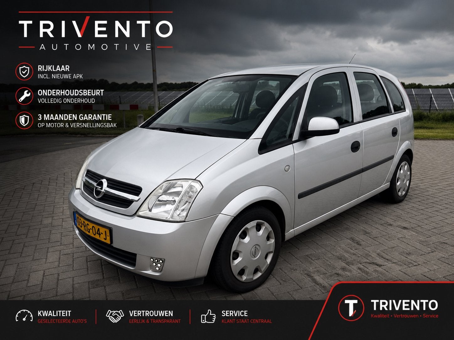 Opel Meriva 1.6 16V LEUKE EN NETTE AUTO / TREKHAAK APK 02/27, Auto's, Opel, Bedrijf, Te koop, Meriva, Trekhaak, Benzine, Euro 4