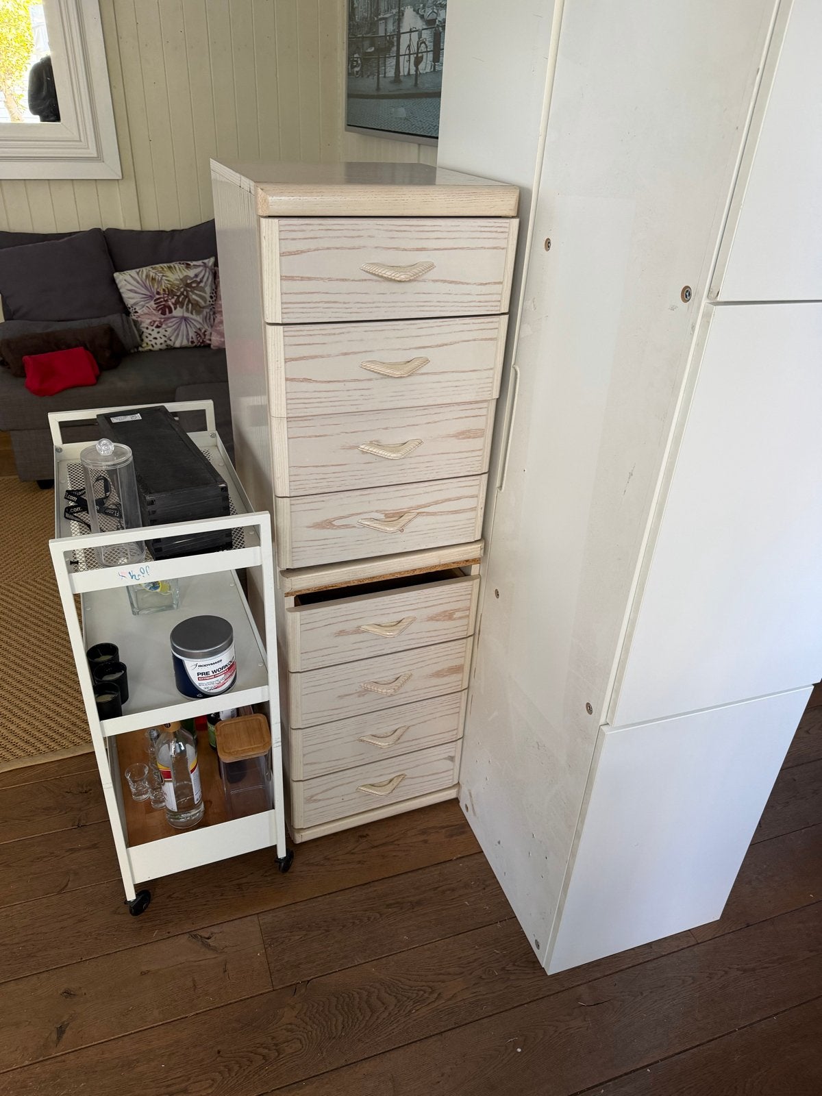 2 Nette Nachtkastjes met Lades - Ideaal voor Slaapkamer, Gebruikt, Minder dan 45 cm, Ophalen of Verzenden, 70 cm of meer