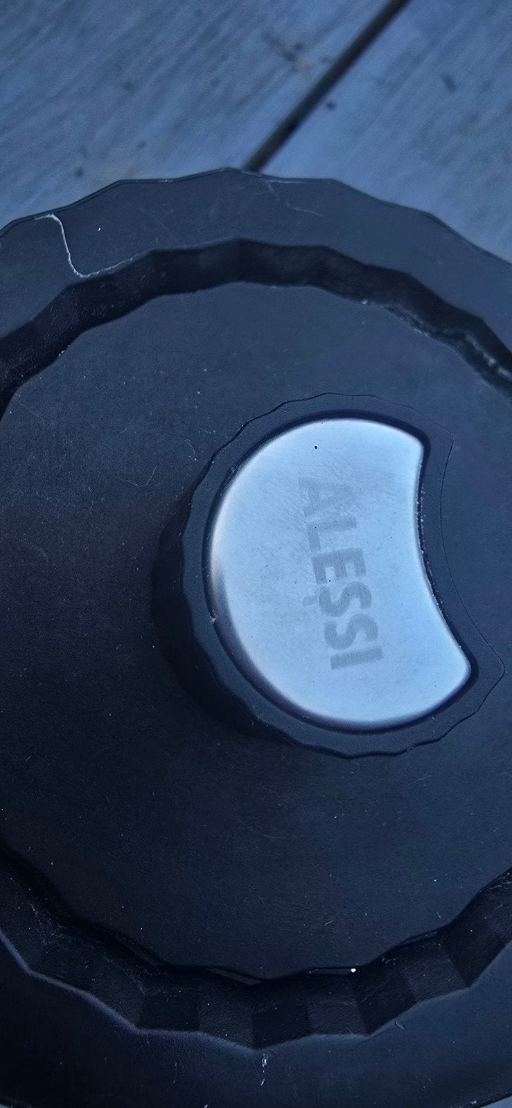 Alessi Waterkoker Zwart - Stijlvol en Functioneel, 1 tot 2 liter, Verzenden, Gebruikt, Draadloos
