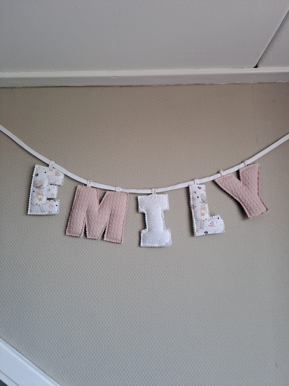 naamslinger puffy letters, Ophalen of Verzenden, Nieuw