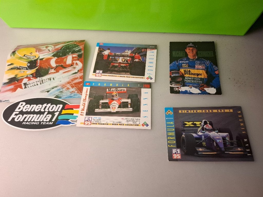 Plaatjes - Formule 1 F1 Schumacher Verstappen Benneton, Ophalen of Verzenden, Zo goed als nieuw, Formule 1