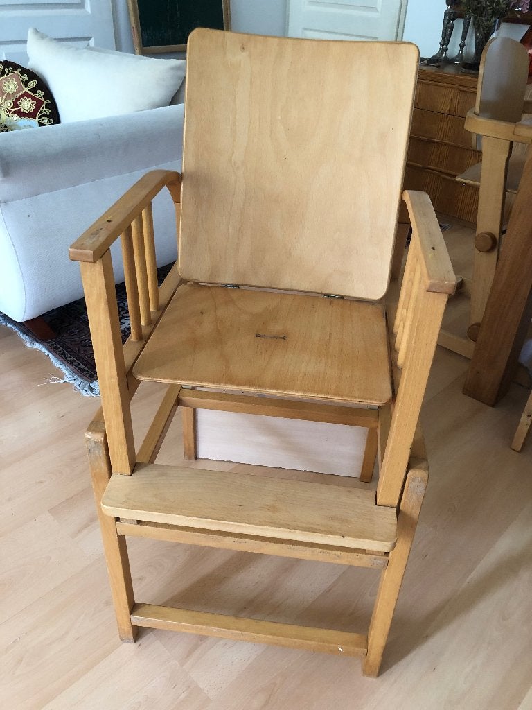 Kinder stoel vintage, Ophalen, Gebruikt, Tafel(s) en Stoel(en)
