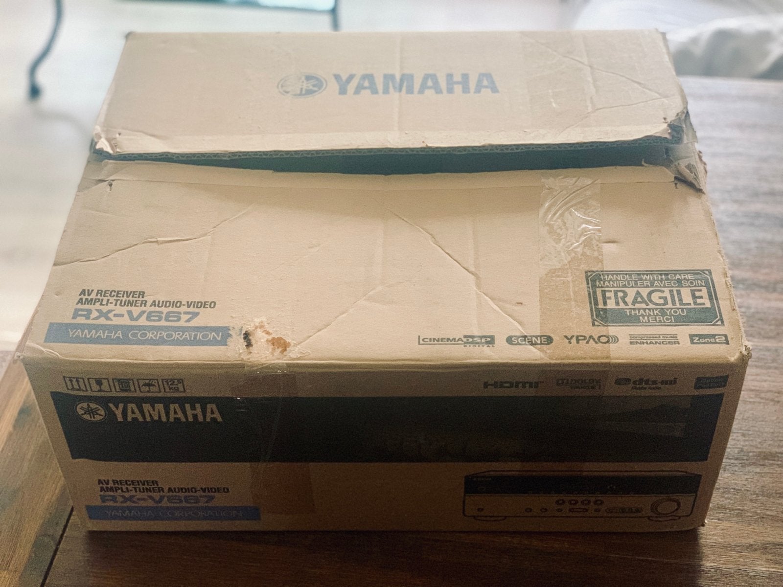 Yamaha RX-V667 7.2 AV Receiver - Perfecte Staat, Ophalen of Verzenden, 60 tot 120 watt, Yamaha