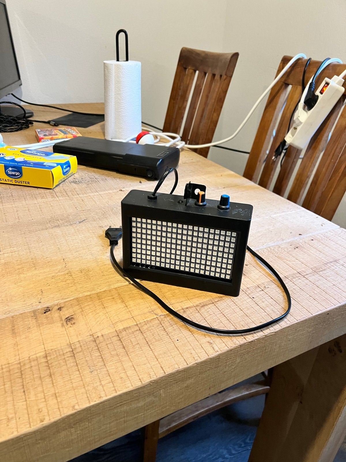 LED Lichtpaneel - Geluidgestuurd met Kleur en Stroboscoop, Ophalen, Gebruikt, Licht, Geluidgestuurd