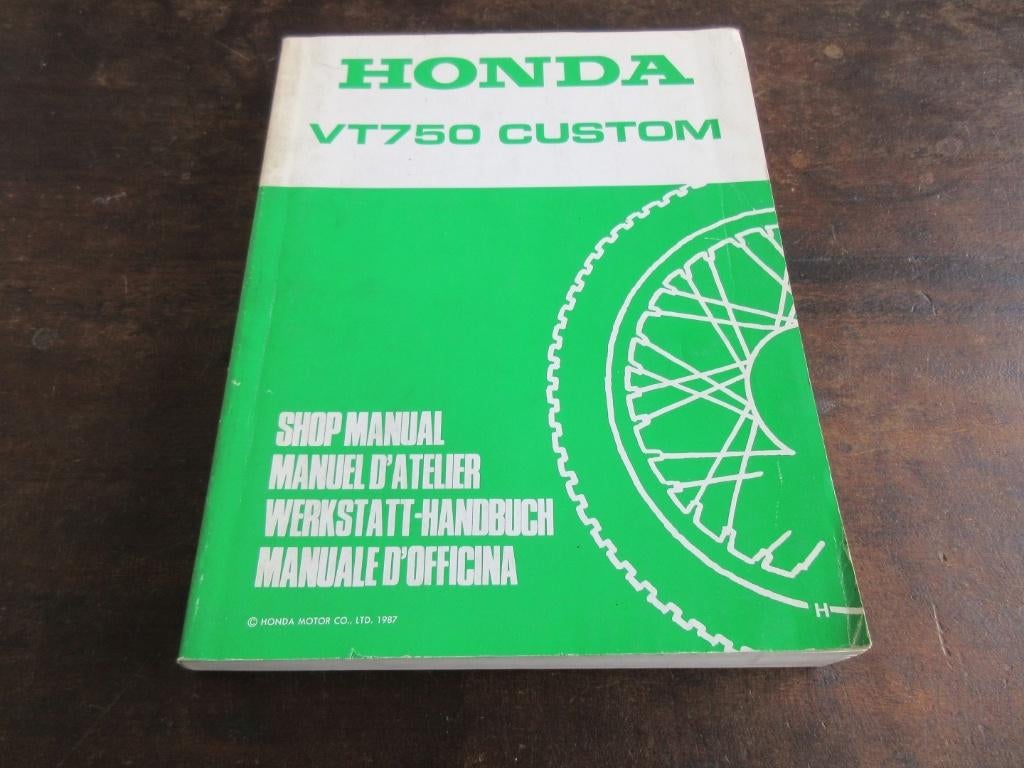 Honda VT750 Custom VT750C werkplaatshandboek manual, Motoren, Ophalen of Verzenden, Honda
