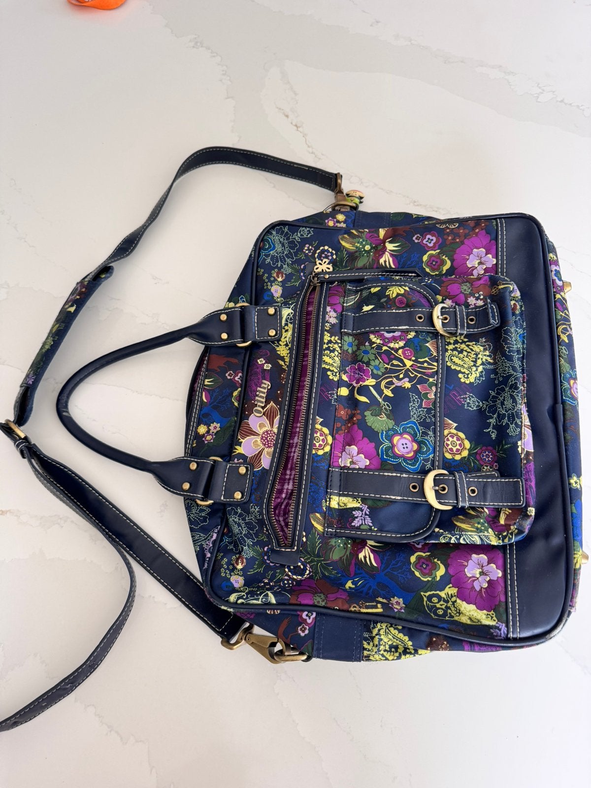 Oilily laptop-schooltas, Ophalen, Gebruikt, Blauw, Oilily