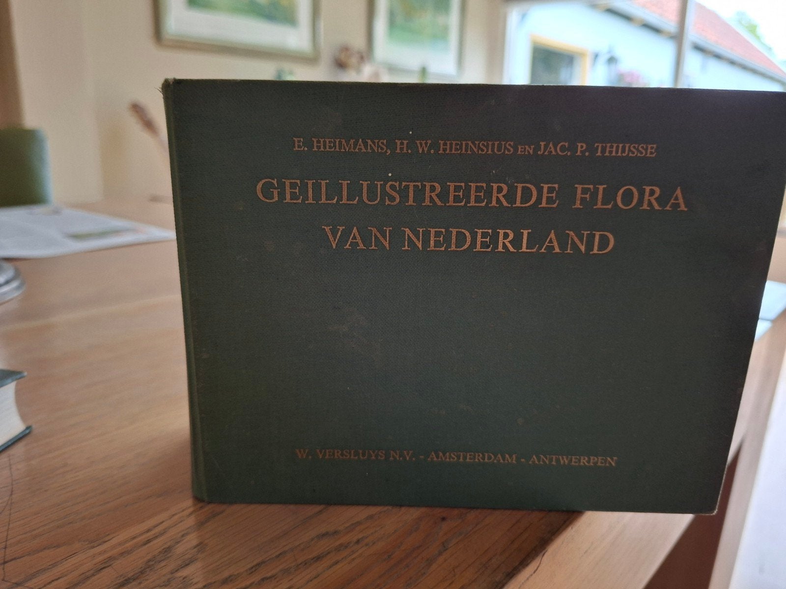 Geïllustreerde Flora van Nederland - E. Heimans e.a., Boeken, Natuur, Ophalen of Verzenden, Gelezen, Bloemen, Planten en Bomen