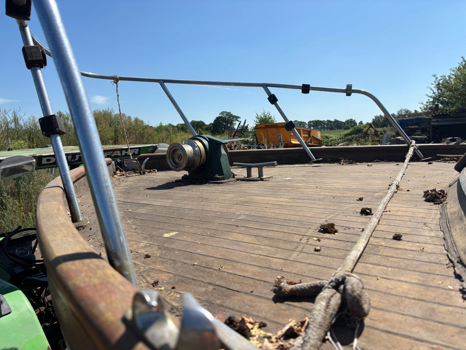 houten kajuitboot  met  riva-look- opknapproject, Watersport en Boten, Ophalen, Overige merken, Gebruikt, Diesel
