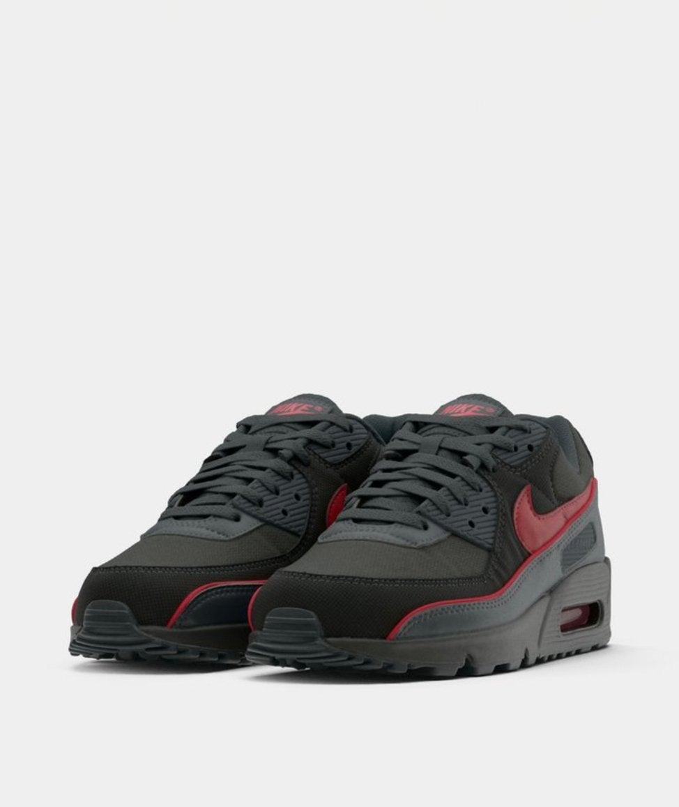 Nike Air Max 90 ‘Iron Grey University Red’ - maat 45, Product.Safety.ENEA@nike.com, Zwart, Nike, Nieuw