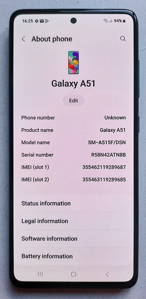 Samsung Galaxy A51-Dual sim - 128GB, Telecommunicatie, Mobiele telefoons | Samsung, Zwart, Ophalen of Verzenden, Zo goed als nieuw