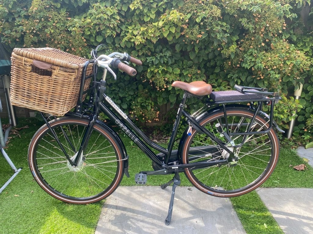 Dames fiets, Fietsen en Brommers, Ophalen, Gebruikt, 47 tot 50 cm, Handrem