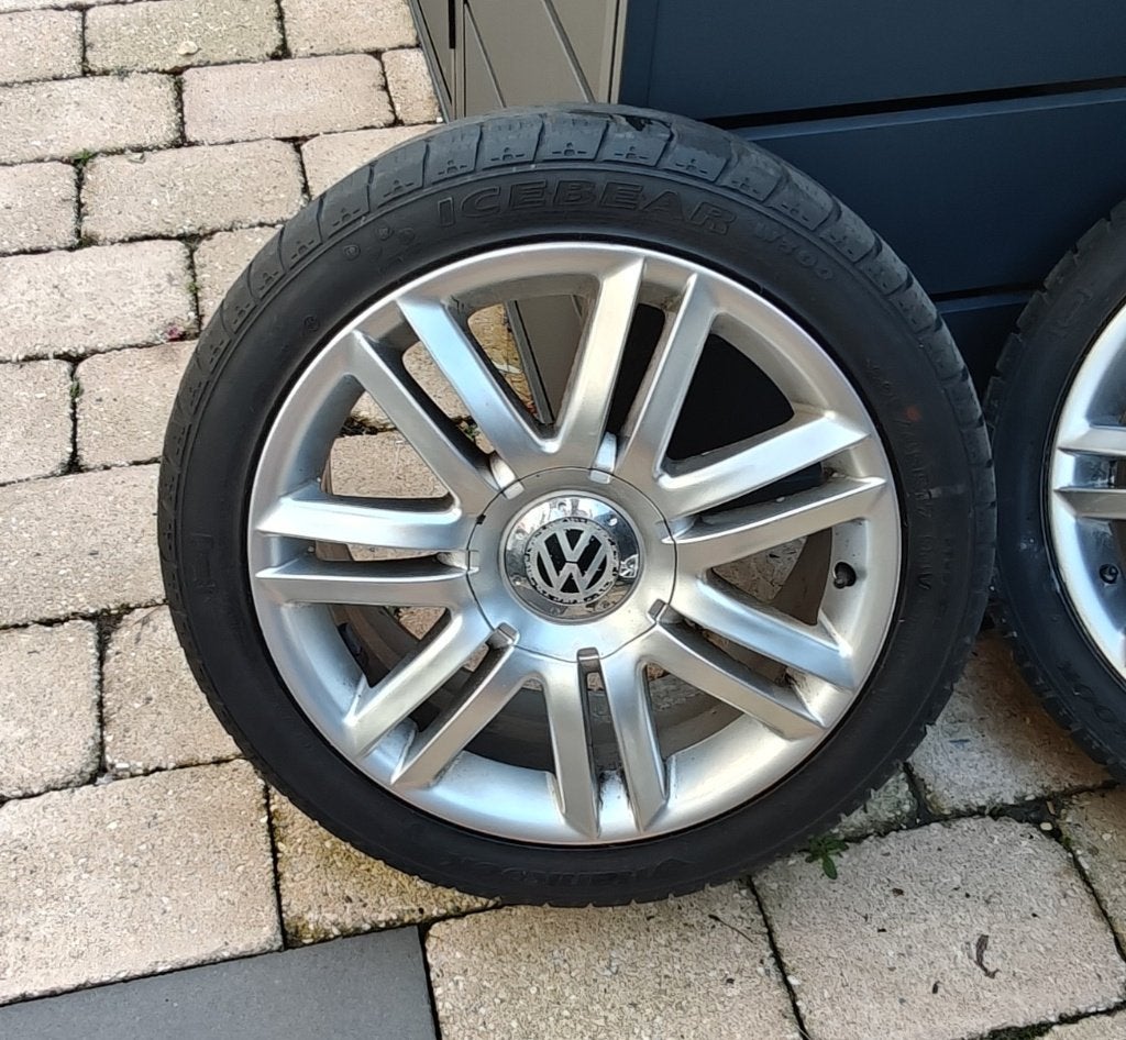 Velgen VW Golf 5/6, Auto-onderdelen, Banden en Velgen, Ophalen, Gebruikt, Velg(en), 17 inch