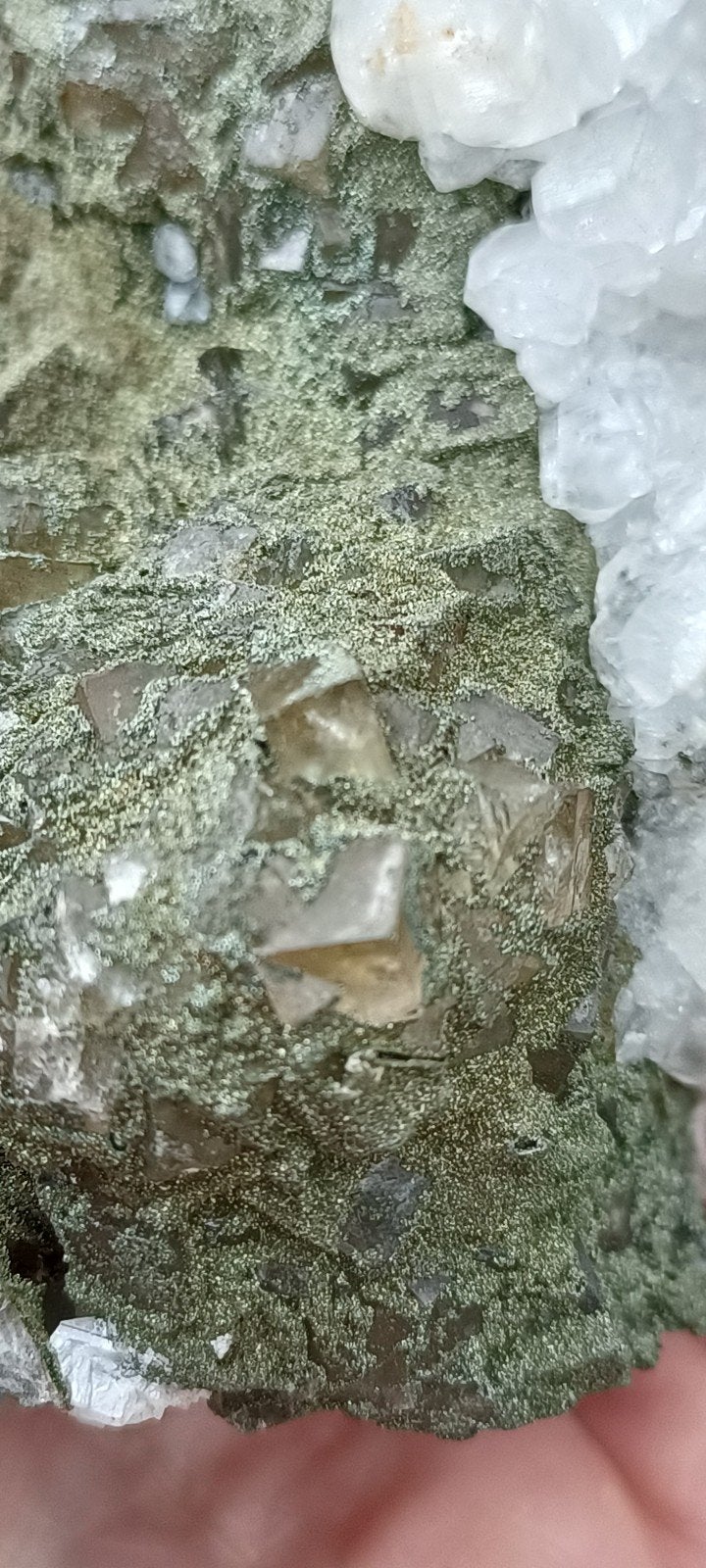 Fluoriet, calciet, chalcopyriet, Verzamelen, Ophalen of Verzenden