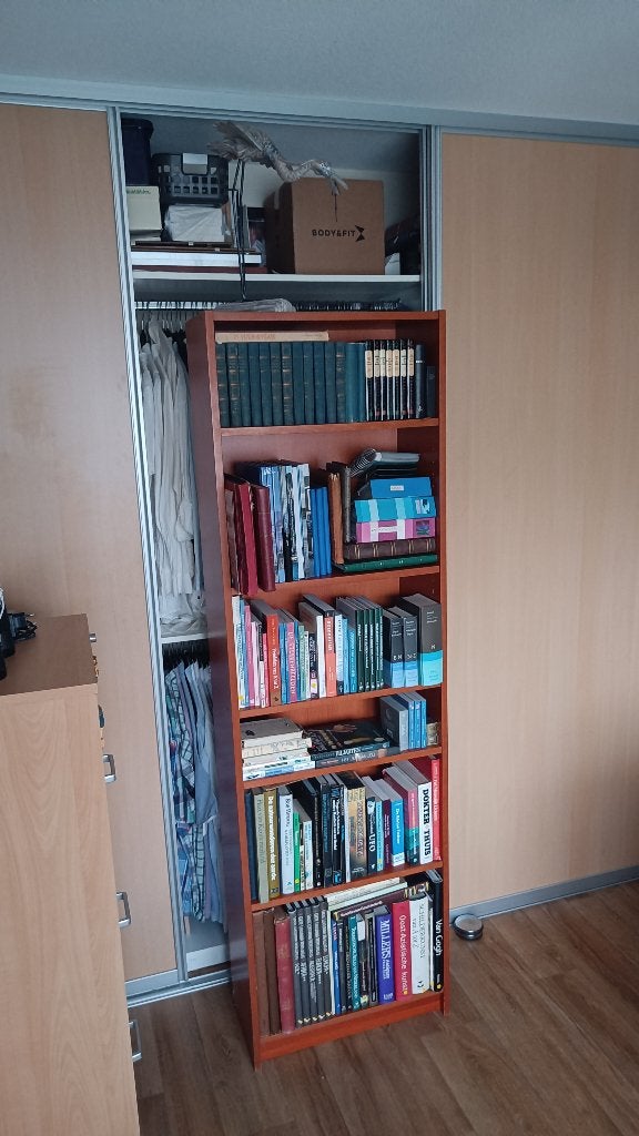 Boekenkast Billy Ikea (kersen), Huis en Inrichting, Kasten | Boekenkasten, Ophalen, 200 cm of meer, 50 tot 100 cm, Zo goed als nieuw