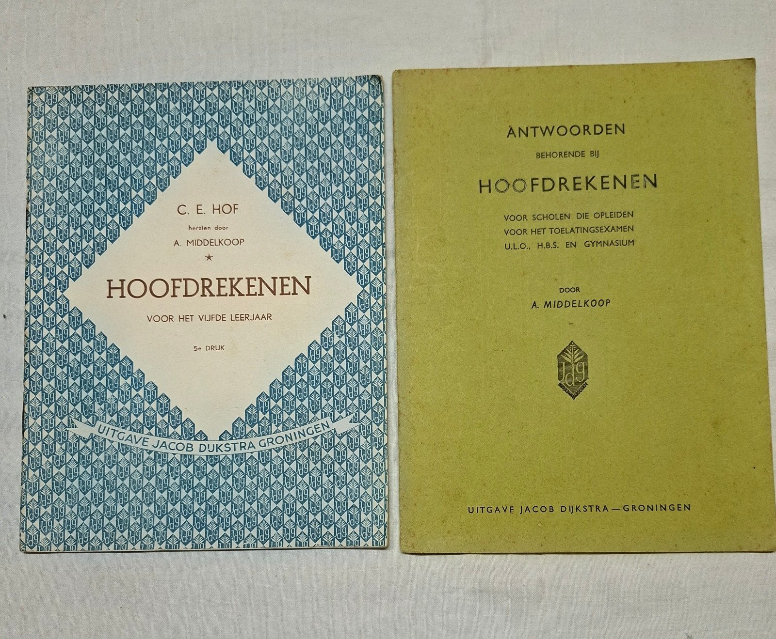 Hoofdrekenen voor de lagere school + Antwoordenboek, Gelezen, Ophalen of Verzenden, Overige niveaus, Wiskunde A