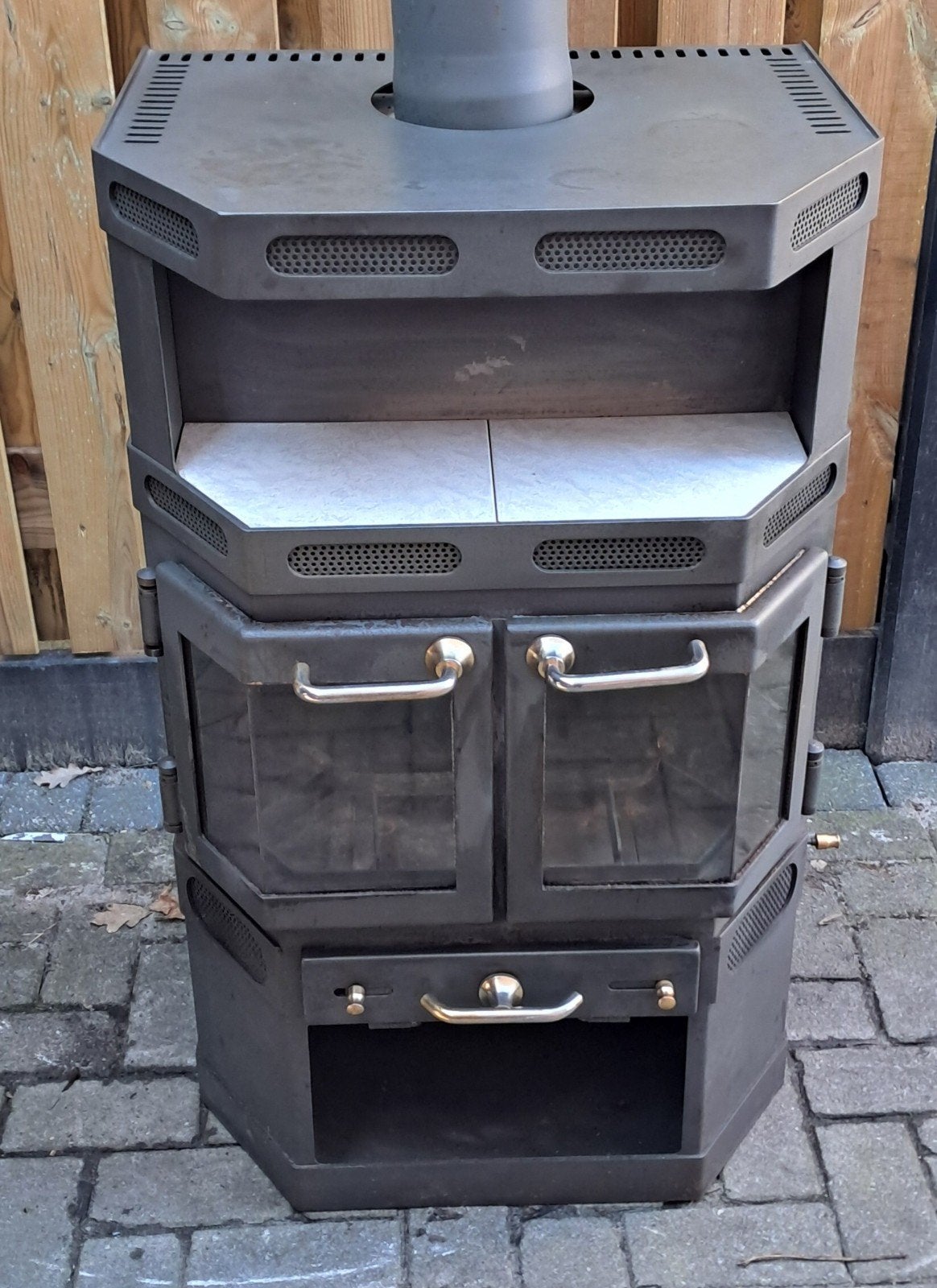 Mooie degelijke Houtkachel - HARK Kopenhagen 7KW, Huis en Inrichting, Kachels, Ophalen, Houtkachel, Zo goed als nieuw, Vrijstaand