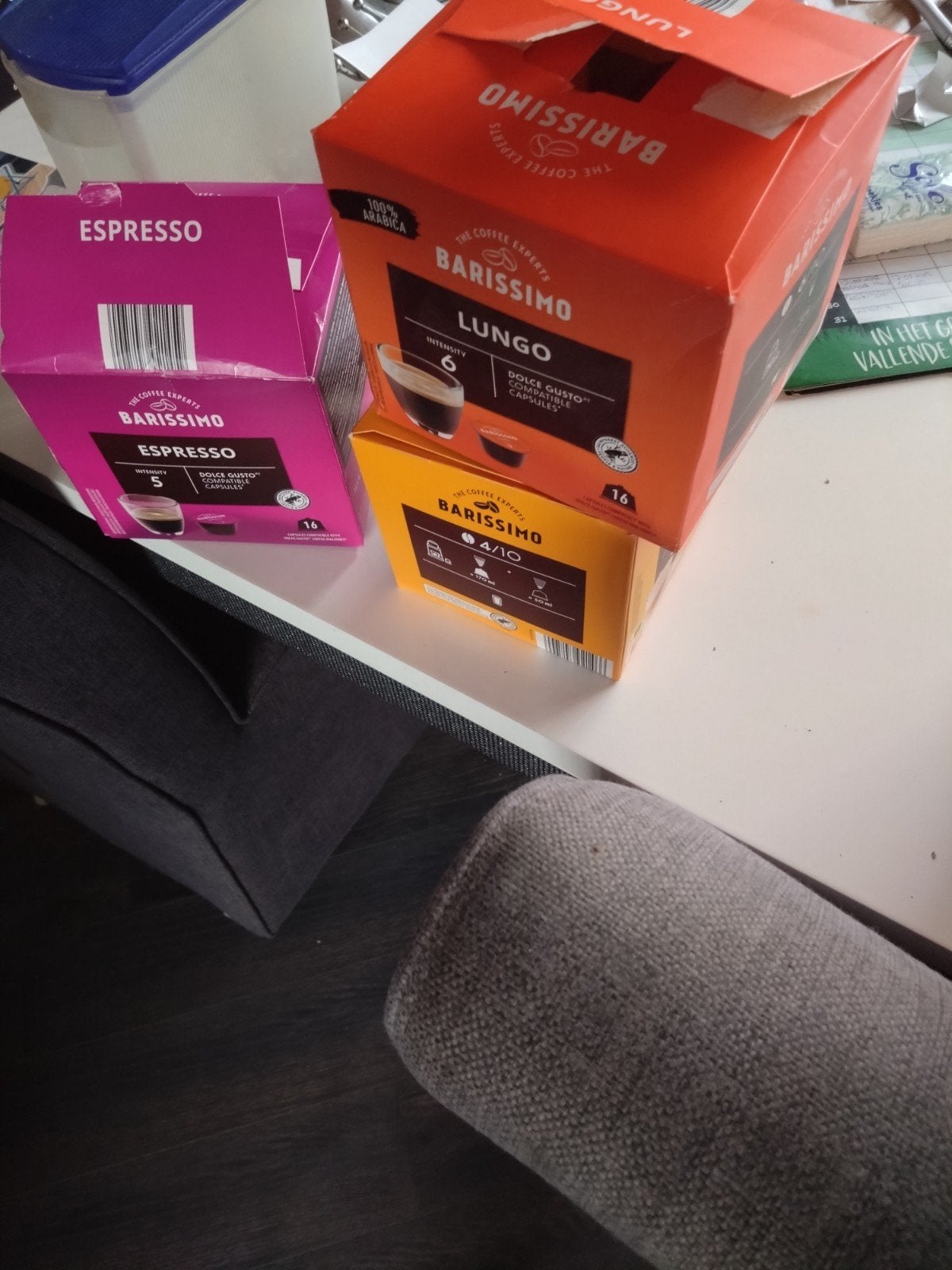 Barissimo Koffie Cups - Espresso, Lungo, Latte Macchiato, Ophalen, Nieuw, Overige modellen, Koffiepads en cups