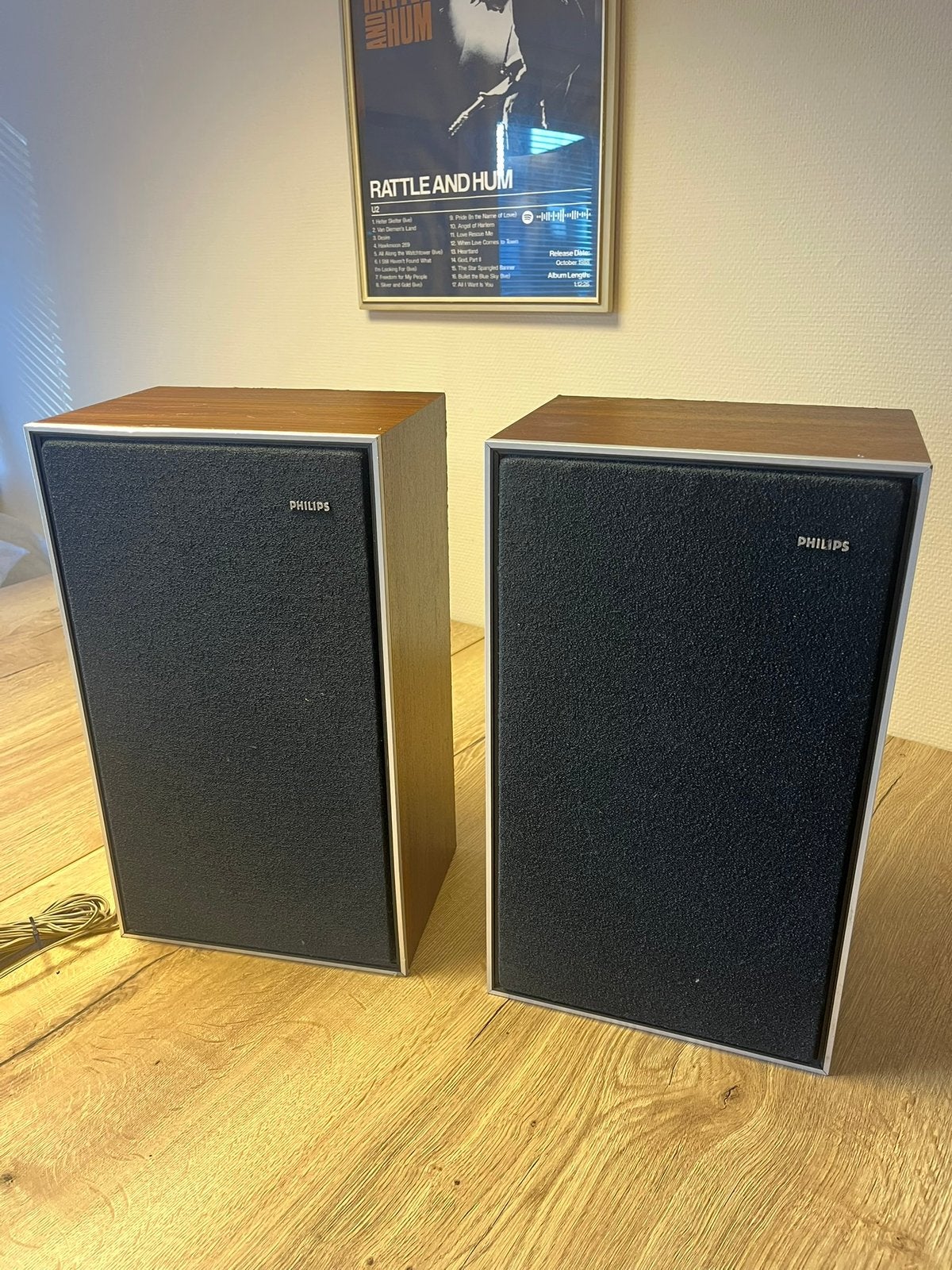 Philips type F9113/11Z vintage speakers, Ophalen of Verzenden, Zo goed als nieuw, Minder dan 60 watt, Philips