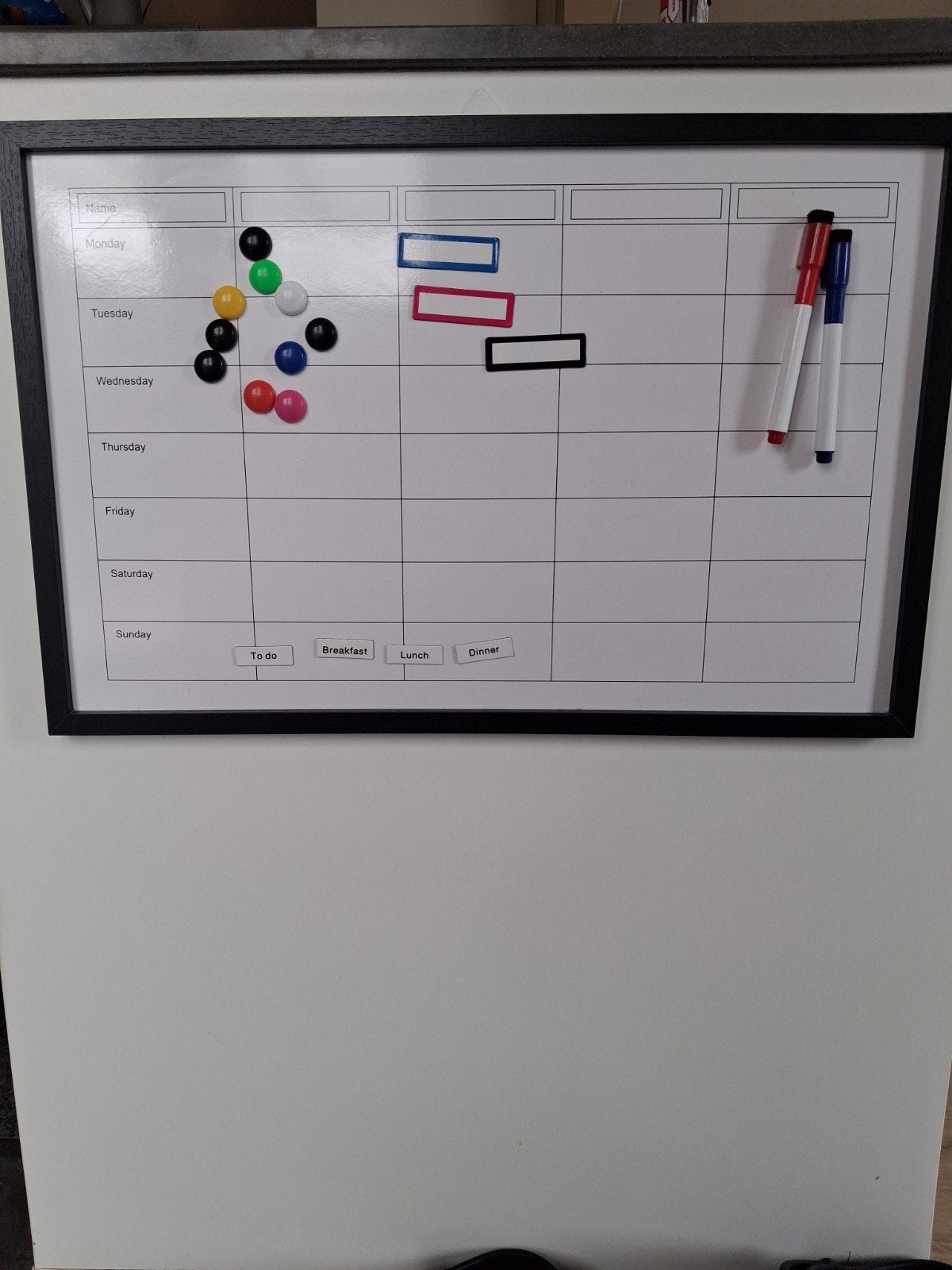 Planbord magneetbord gezinsplanner, Ophalen of Verzenden