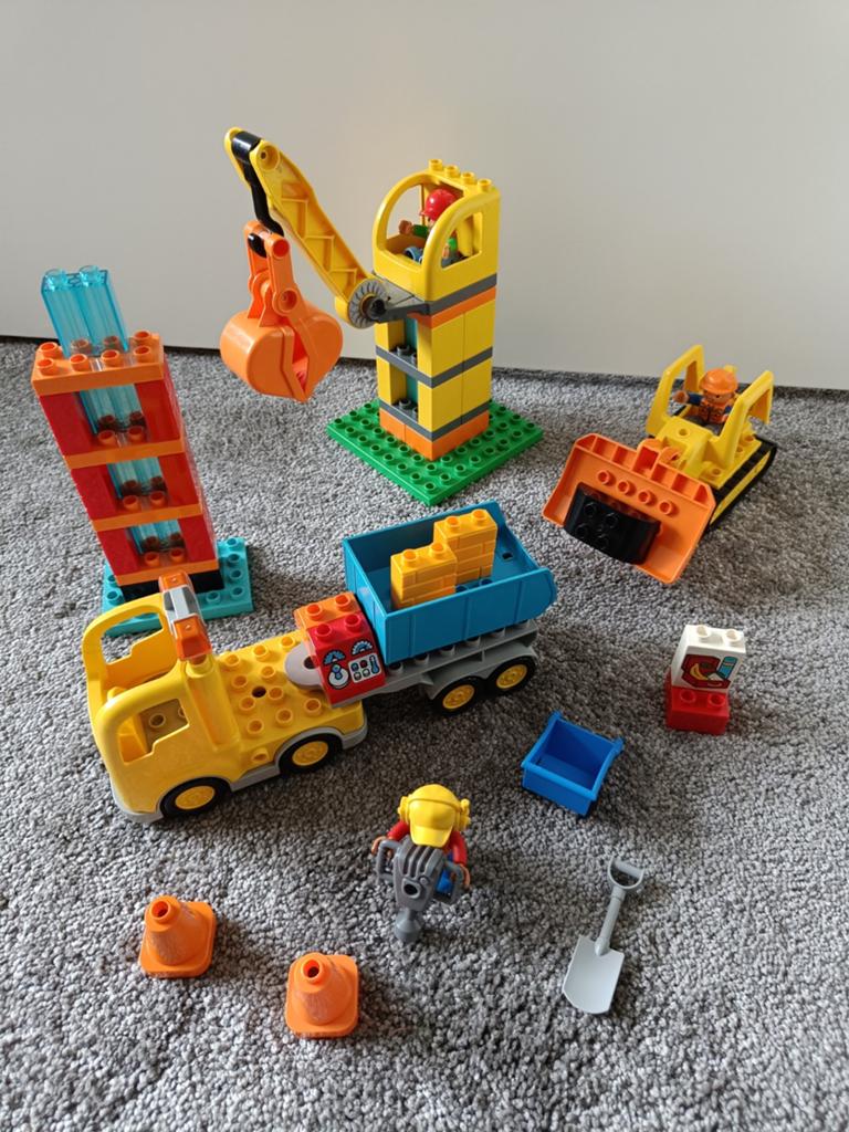 Duplo grote bouwplaats 10813, Ophalen of Verzenden, Zo goed als nieuw, Complete set, Duplo