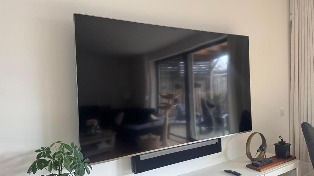 Samsung QE75Q6 ( Gebroken Backlight) voor reparatie, Ophalen, QLED, 100 Hz, Samsung