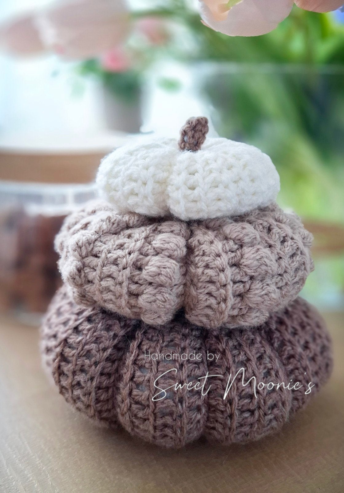•~ Pompoen stapel handgemaakt ~•, Hobby en Vrije tijd, Ophalen of Verzenden, Nieuw, Haken, Overige typen