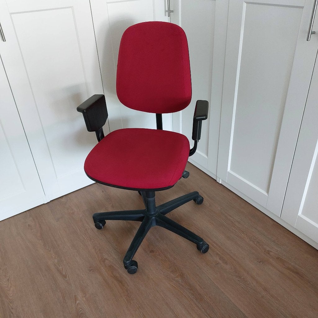 Bureaustoel Ahrend, Ophalen, Gebruikt, Rood, Bureaustoel