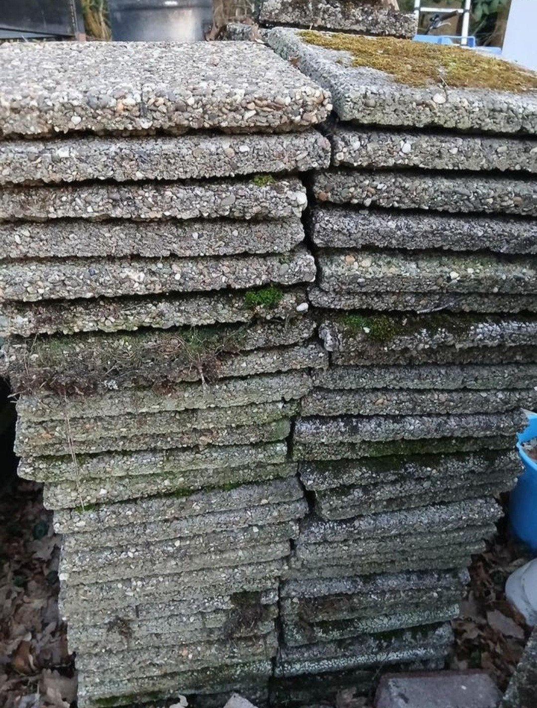Gebruikte drainage tegels per stuk  € 1, Ophalen, Gebruikt, Minder dan 5 m²
