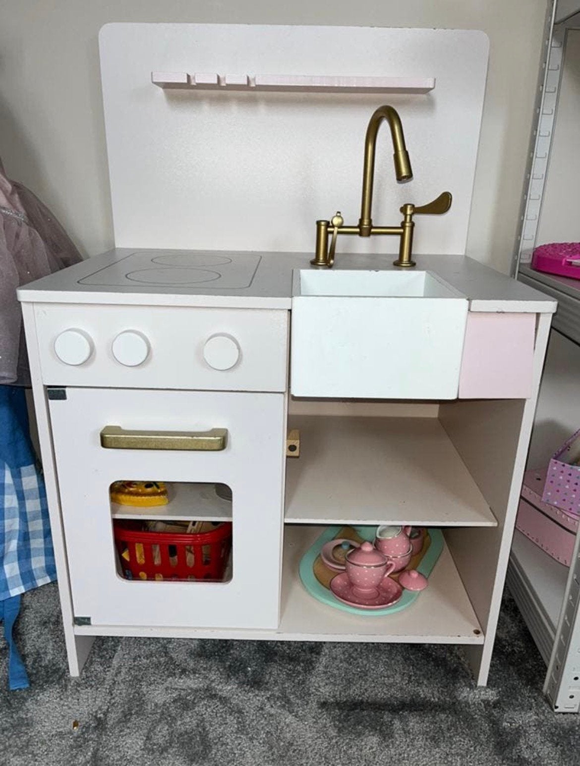 Petite Amélie houten speelgoed keuken, Ophalen, Gebruikt, Hout, Speelkeuken